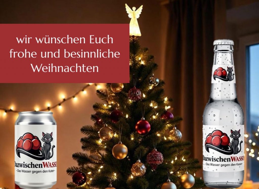 Das Dazwischenwasser wünscht besinnliche und frohe Weihnachten